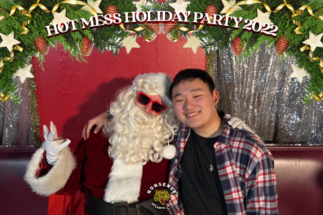 HOT MESS CHRISTMAS PARTY 2022 - Featuring SANTA! A Nonsense ATL event! Photo: Grumpy Elf!