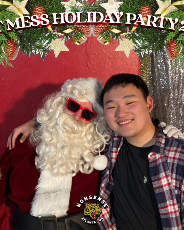 HOT MESS CHRISTMAS PARTY 2022 - Featuring SANTA! A Nonsense ATL event! Photo: Grumpy Elf!
