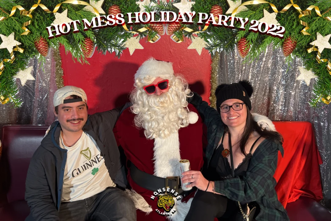 HOT MESS CHRISTMAS PARTY 2022 - Featuring SANTA! A Nonsense ATL event! Photo: Grumpy Elf!