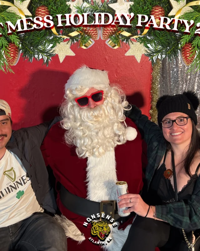HOT MESS CHRISTMAS PARTY 2022 - Featuring SANTA! A Nonsense ATL event! Photo: Grumpy Elf!