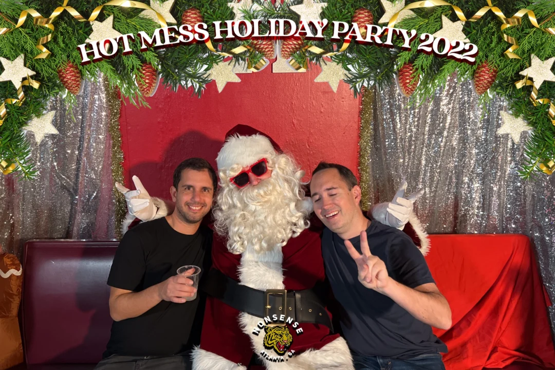 HOT MESS CHRISTMAS PARTY 2022 - Featuring SANTA! A Nonsense ATL event! Photo: Grumpy Elf!