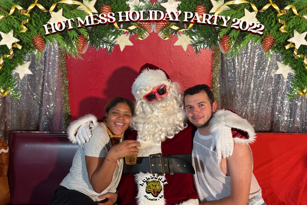 HOT MESS CHRISTMAS PARTY 2022 - Featuring SANTA! A Nonsense ATL event! Photo: Grumpy Elf!