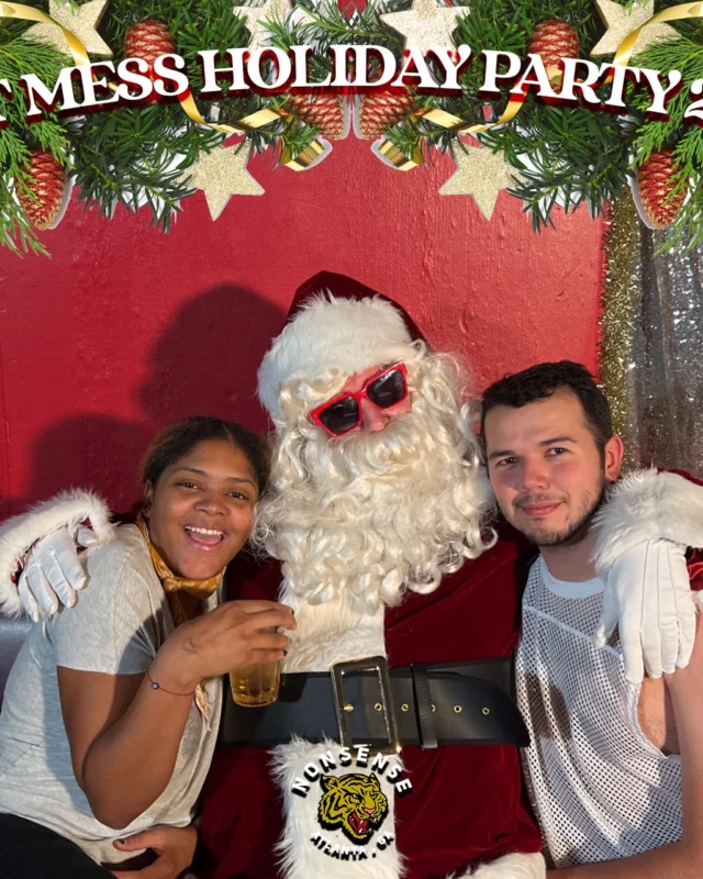HOT MESS CHRISTMAS PARTY 2022 - Featuring SANTA! A Nonsense ATL event! Photo: Grumpy Elf!
