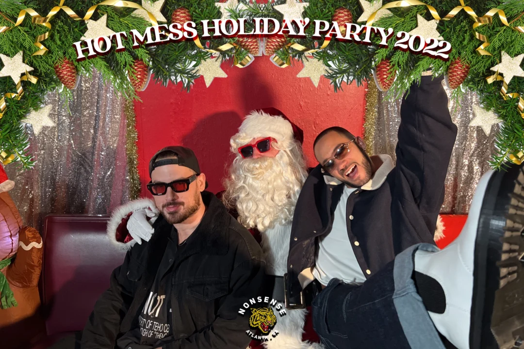 HOT MESS CHRISTMAS PARTY 2022 - Featuring SANTA! A Nonsense ATL event! Photo: Grumpy Elf!