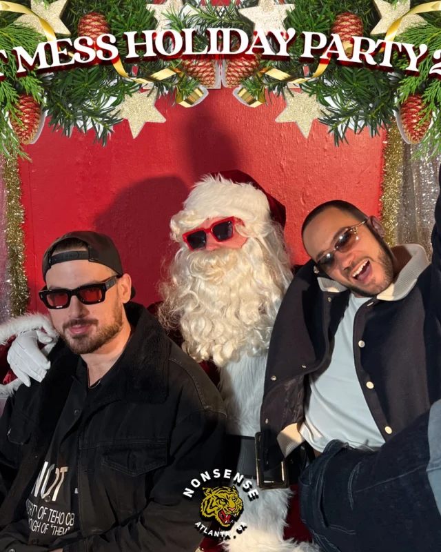 HOT MESS CHRISTMAS PARTY 2022 - Featuring SANTA! A Nonsense ATL event! Photo: Grumpy Elf!