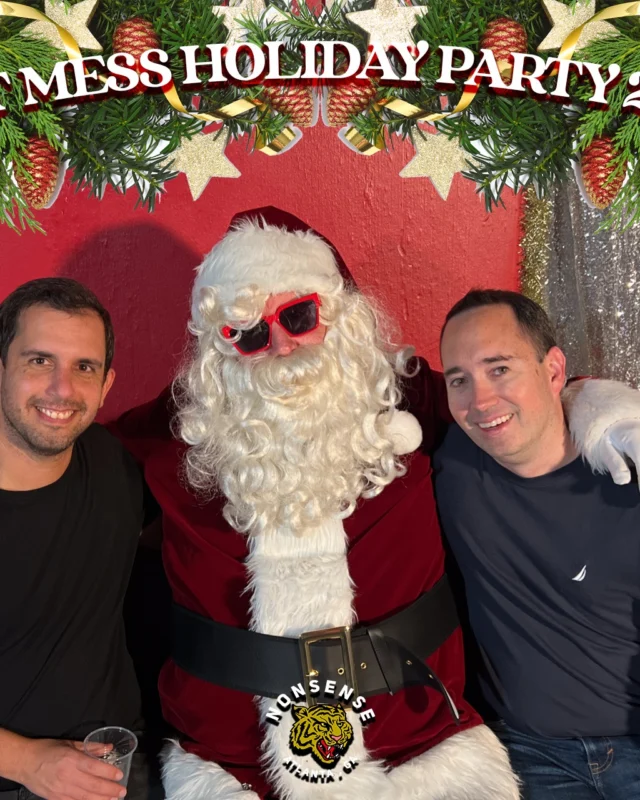 HOT MESS CHRISTMAS PARTY 2022 - Featuring SANTA! A Nonsense ATL event! Photo: Grumpy Elf!