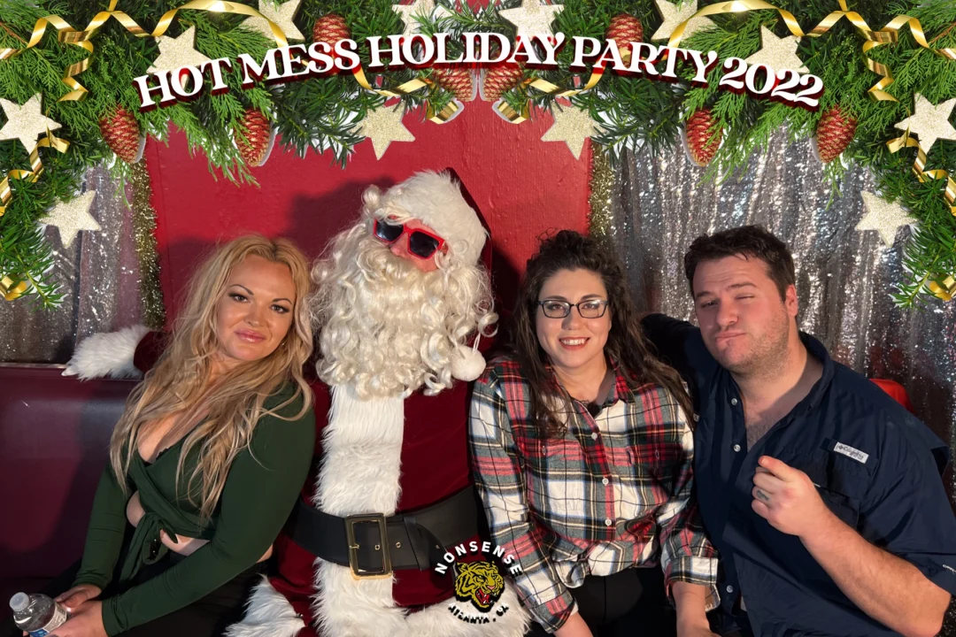 HOT MESS CHRISTMAS PARTY 2022 - Featuring SANTA! A Nonsense ATL event! Photo: Grumpy Elf!