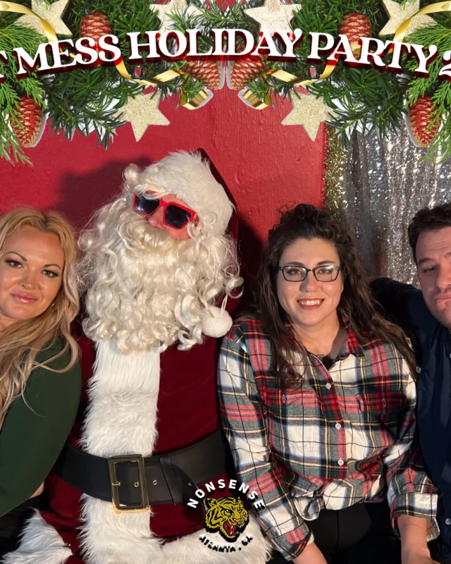 HOT MESS CHRISTMAS PARTY 2022 - Featuring SANTA! A Nonsense ATL event! Photo: Grumpy Elf!