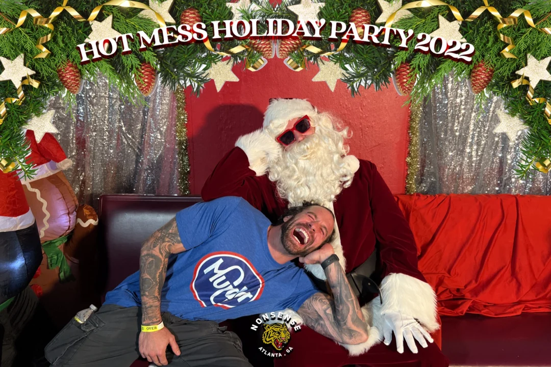 HOT MESS CHRISTMAS PARTY 2022 - Featuring SANTA! A Nonsense ATL event! Photo: Grumpy Elf!