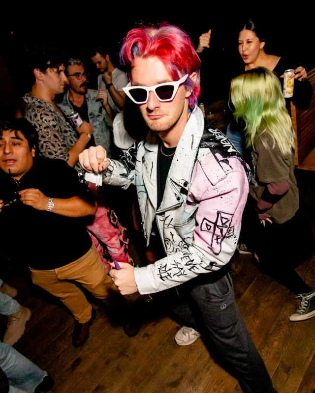 Indie Sleaze dance party - second Saturdays at Ammazza - Kimber is the DJ - Photos: Darcy of Oh Snap Kid