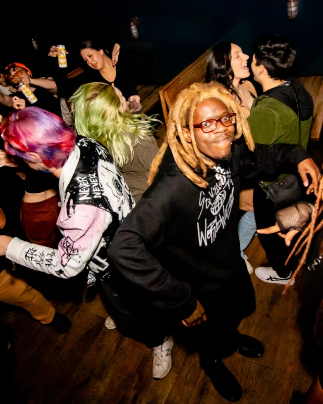 Indie Sleaze dance party - second Saturdays at Ammazza - Kimber is the DJ - Photos: Darcy of Oh Snap Kid