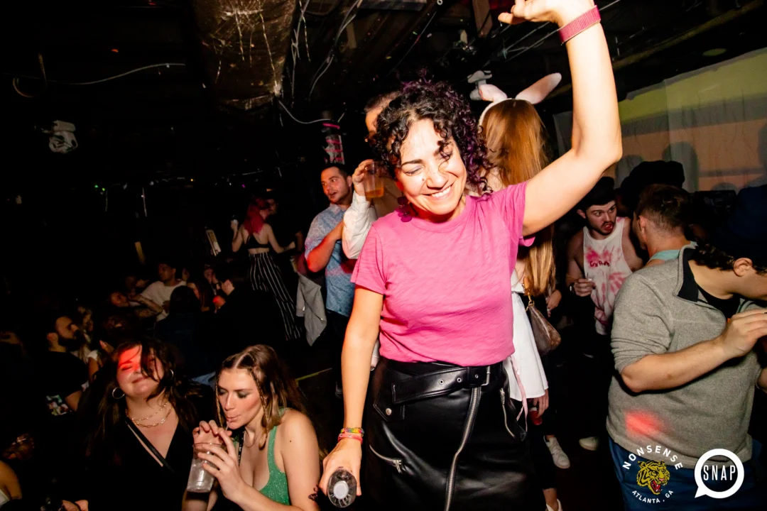 Hot Mess dance pop party - third Friday of every month at The Basement - January 2023 - Kimber is the DJ - Pic: Oh Snap Kid