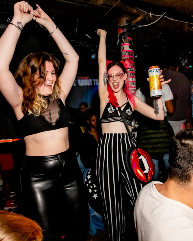 Hot Mess dance pop party - third Friday of every month at The Basement - January 2023 - Kimber is the DJ - Pic: Oh Snap Kid