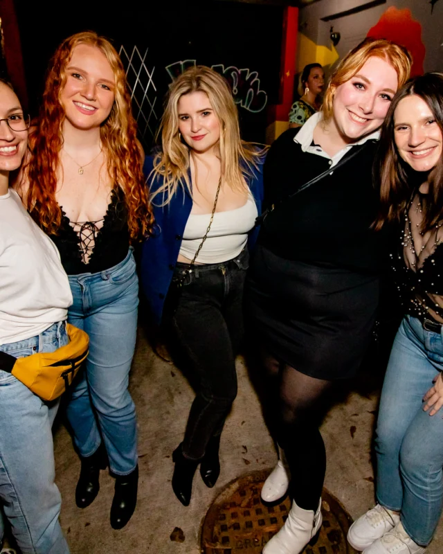 Hot Mess dance pop party - third Friday of every month at The Basement - January 2023 - Kimber is the DJ - Pic: Oh Snap Kid