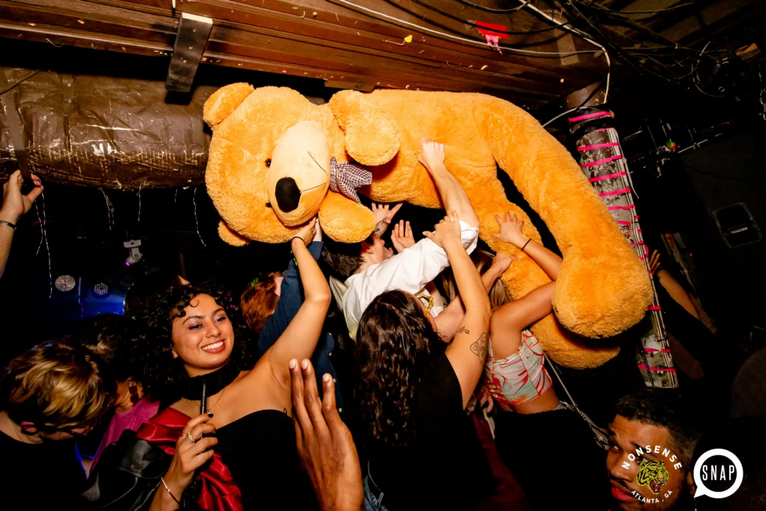 Hot Mess dance pop party - third Friday of every month at The Basement - January 2023 - Kimber is the DJ - Pic: Oh Snap Kid