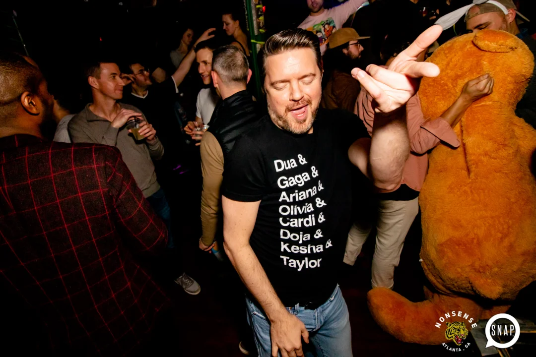 Hot Mess dance pop party - third Friday of every month at The Basement - January 2023 - Kimber is the DJ - Pic: Oh Snap Kid