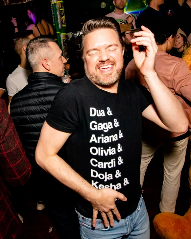 Hot Mess dance pop party - third Friday of every month at The Basement - January 2023 - Kimber is the DJ - Pic: Oh Snap Kid