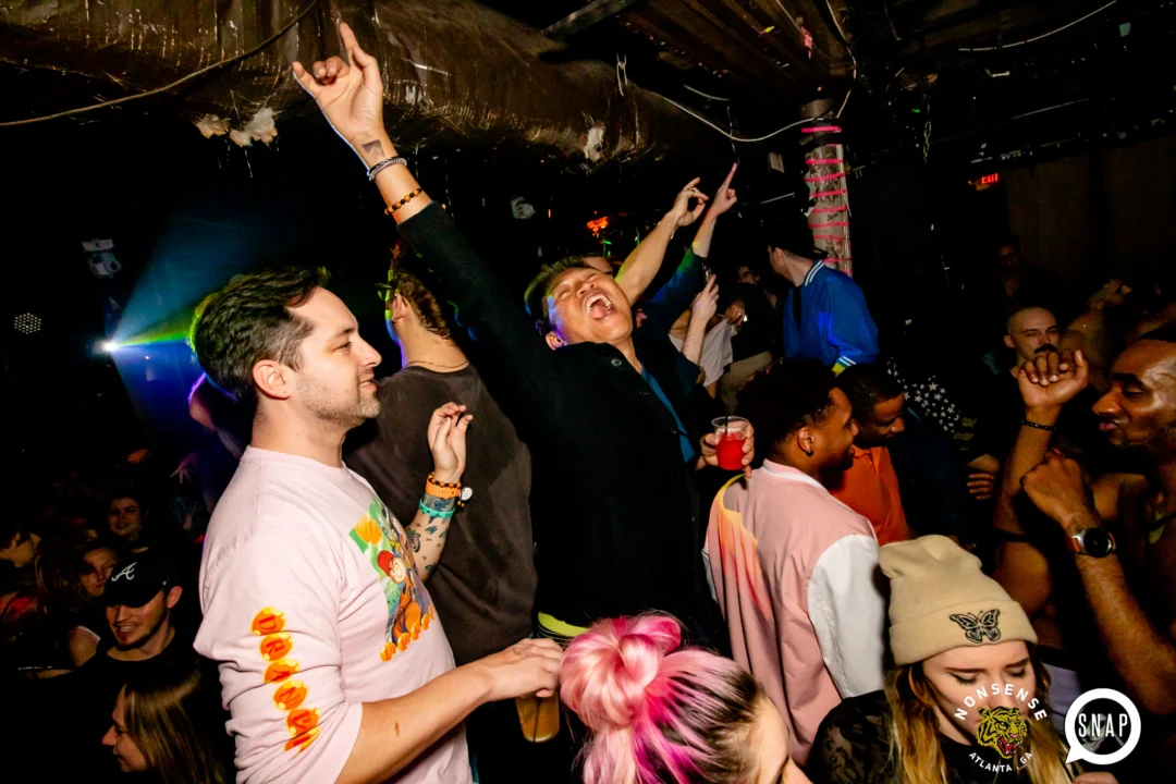 Hot Mess dance pop party - third Friday of every month at The Basement - January 2023 - Kimber is the DJ - Pic: Oh Snap Kid