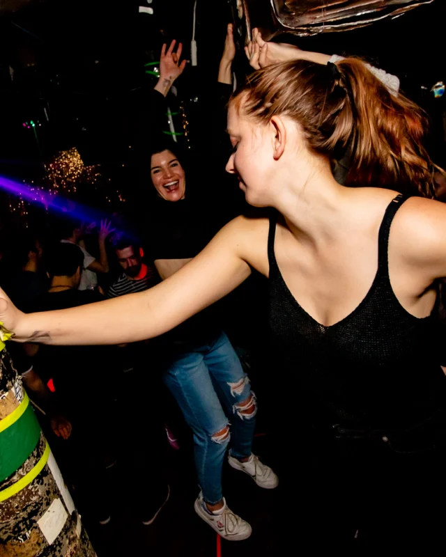 Hot Mess dance pop party - third Friday of every month at The Basement - January 2023 - Kimber is the DJ - Pic: Oh Snap Kid