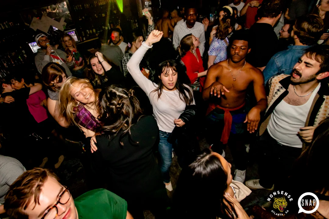 Hot Mess dance pop party - third Friday of every month at The Basement - January 2023 - Kimber is the DJ - Pic: Oh Snap Kid