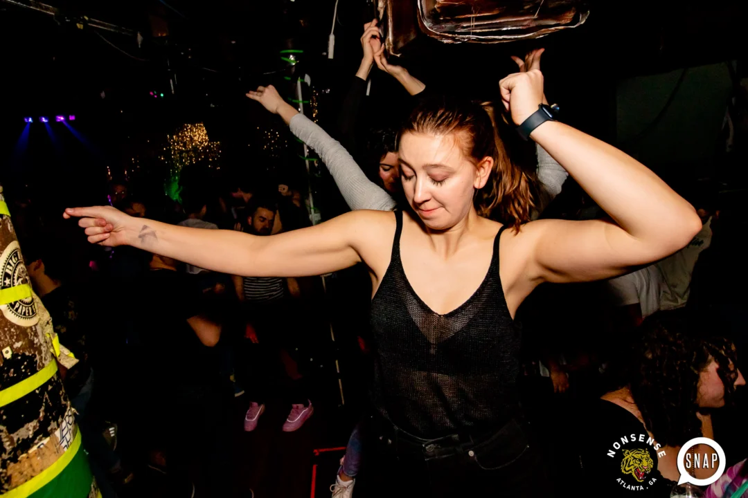 Hot Mess dance pop party - third Friday of every month at The Basement - January 2023 - Kimber is the DJ - Pic: Oh Snap Kid