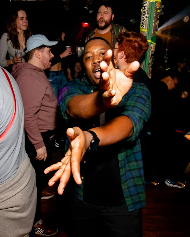 Hot Mess dance pop party - third Friday of every month at The Basement - January 2023 - Kimber is the DJ - Pic: Oh Snap Kid