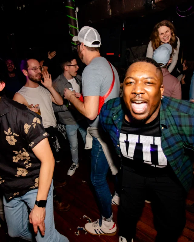 Hot Mess dance pop party - third Friday of every month at The Basement - January 2023 - Kimber is the DJ - Pic: Oh Snap Kid