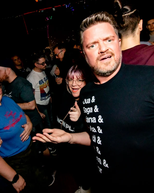 Hot Mess dance pop party - February 2023 - third Friday of every month at The Basement - Kimber is the DJ - Pics by Oh Snap Kid