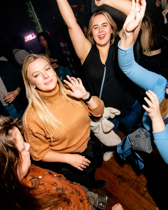 Hot Mess dance pop party - February 2023 - third Friday of every month at The Basement - Kimber is the DJ - Pics by Oh Snap Kid