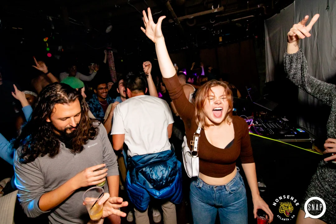 Hot Mess dance pop party - February 2023 - third Friday of every month at The Basement - Kimber is the DJ - Pics by Oh Snap Kid