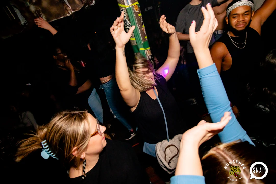 Hot Mess dance pop party - February 2023 - third Friday of every month at The Basement - Kimber is the DJ - Pics by Oh Snap Kid