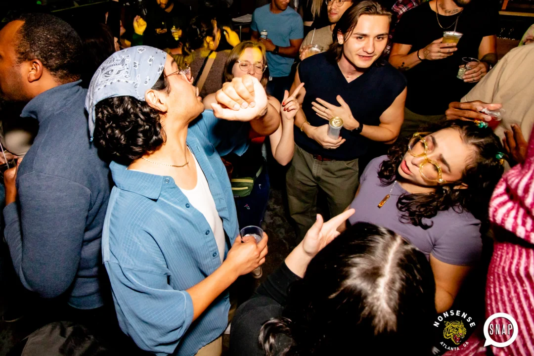 Hot Mess dance pop party - February 2023 - third Friday of every month at The Basement - Kimber is the DJ - Pics by Oh Snap Kid