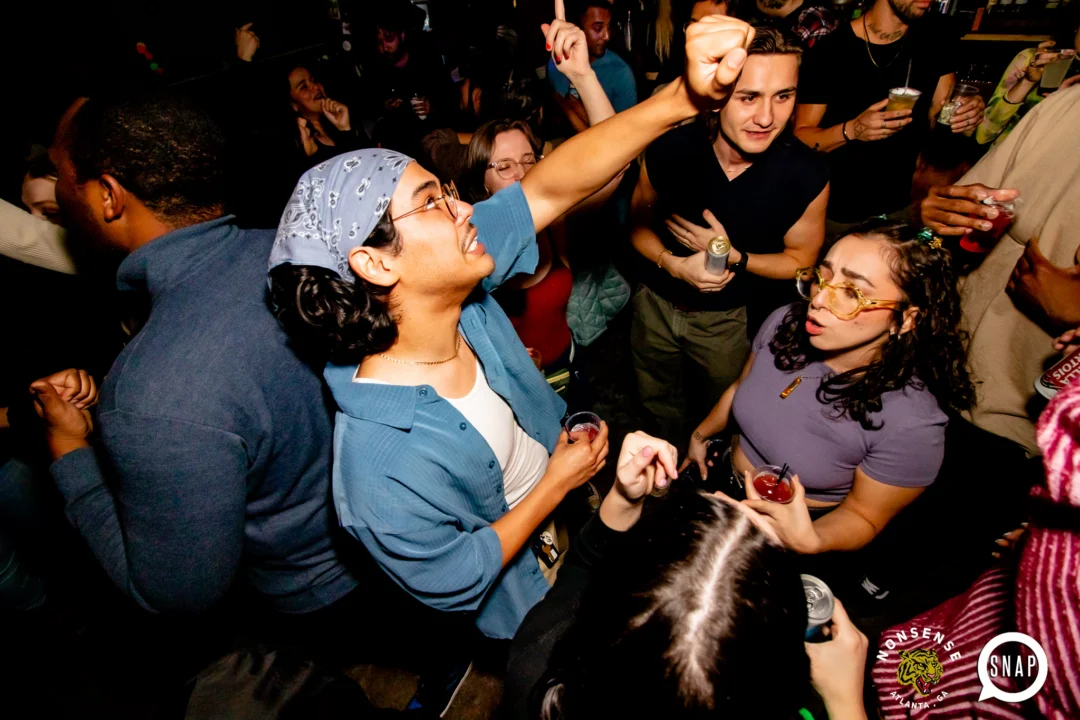 Hot Mess dance pop party - February 2023 - third Friday of every month at The Basement - Kimber is the DJ - Pics by Oh Snap Kid