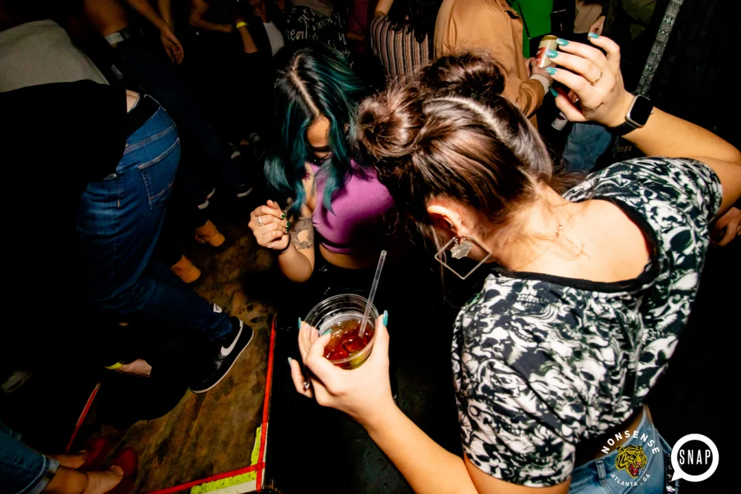Hot Mess dance pop party - February 2023 - third Friday of every month at The Basement - Kimber is the DJ - Pics by Oh Snap Kid