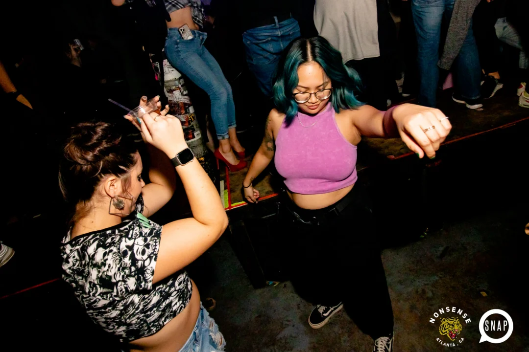 Hot Mess dance pop party - February 2023 - third Friday of every month at The Basement - Kimber is the DJ - Pics by Oh Snap Kid