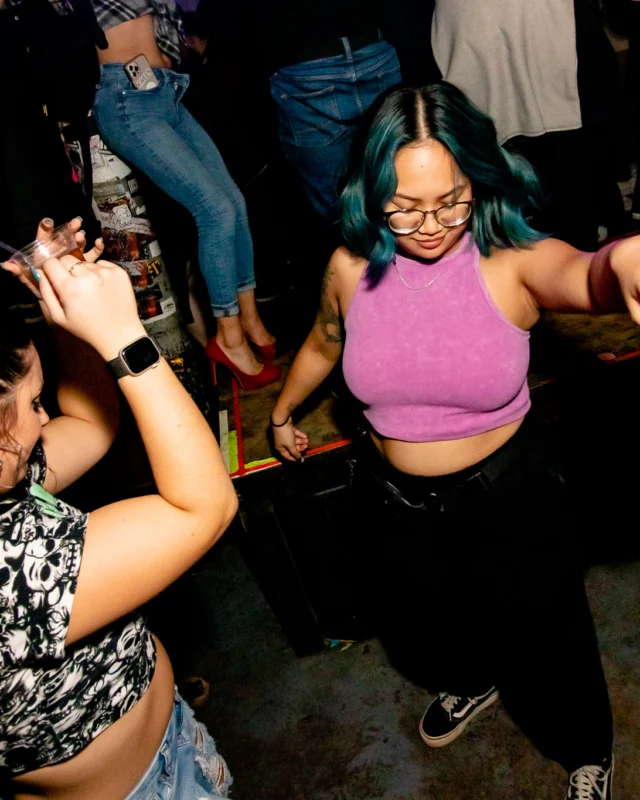Hot Mess dance pop party - February 2023 - third Friday of every month at The Basement - Kimber is the DJ - Pics by Oh Snap Kid