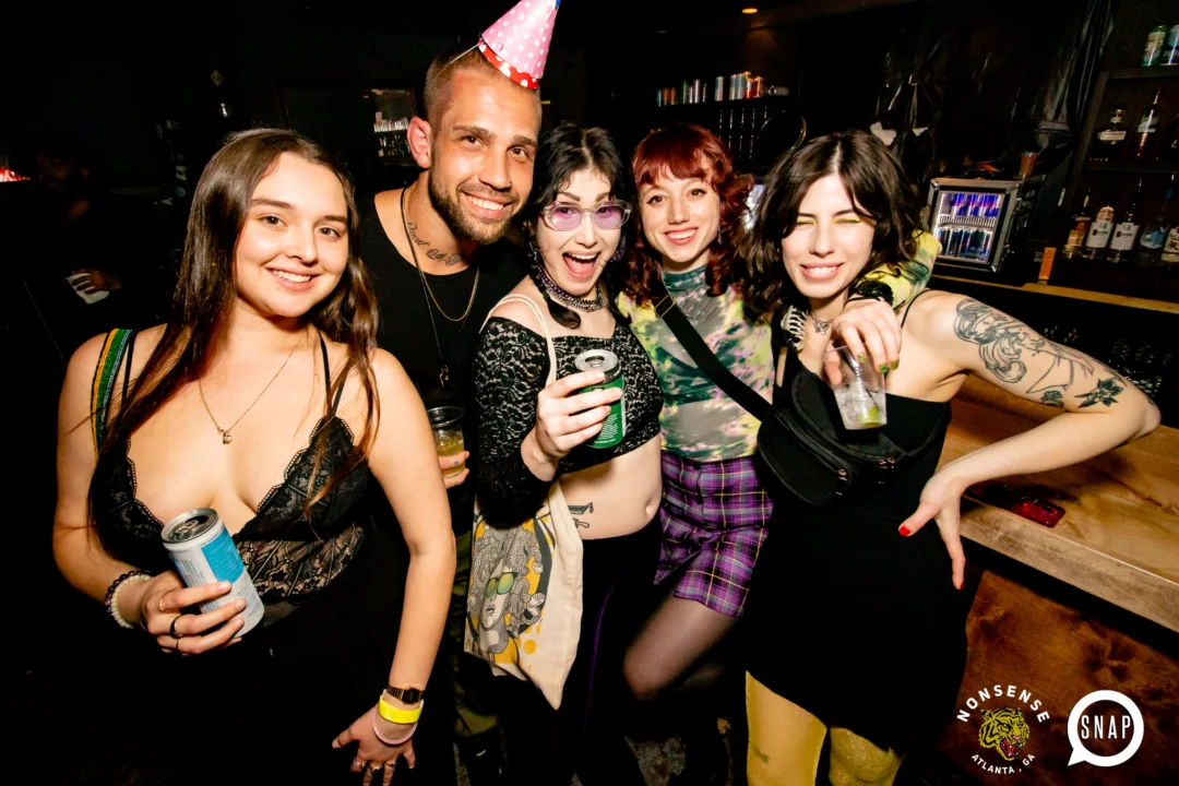 Hot Mess dance pop party - February 2023 - third Friday of every month at The Basement - Kimber is the DJ - Pics by Oh Snap Kid