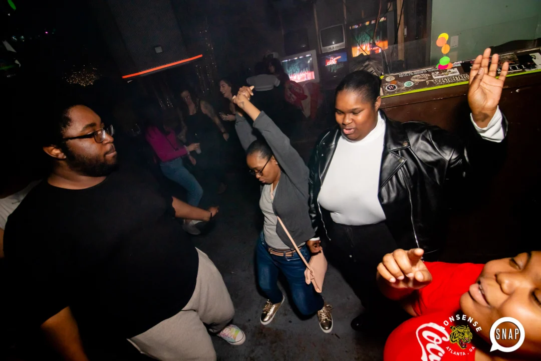 Hot Mess dance pop party - February 2023 - third Friday of every month at The Basement - Kimber is the DJ - Pics by Oh Snap Kid