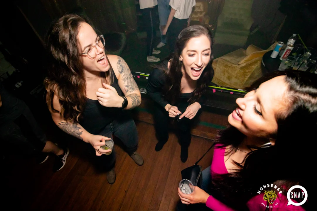 Hot Mess dance pop party - February 2023 - third Friday of every month at The Basement - Kimber is the DJ - Pics by Oh Snap Kid