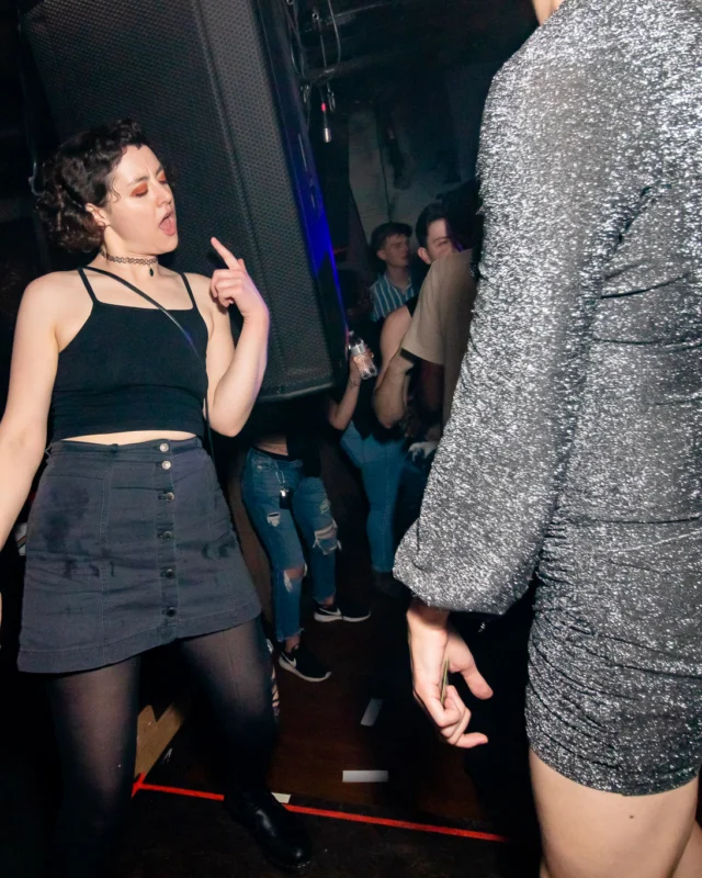 Hot Mess dance pop party - February 2023 - third Friday of every month at The Basement - Kimber is the DJ - Pics by Oh Snap Kid
