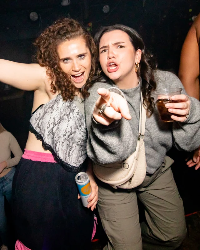Hot Mess dance pop party - February 2023 - third Friday of every month at The Basement - Kimber is the DJ - Pics by Oh Snap Kid