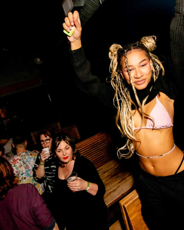 Indie Sleaze dance party - Second Saturday of every month at Ammazza - Kimber is the DJ - Photo: Darcy of Oh Snap Kid