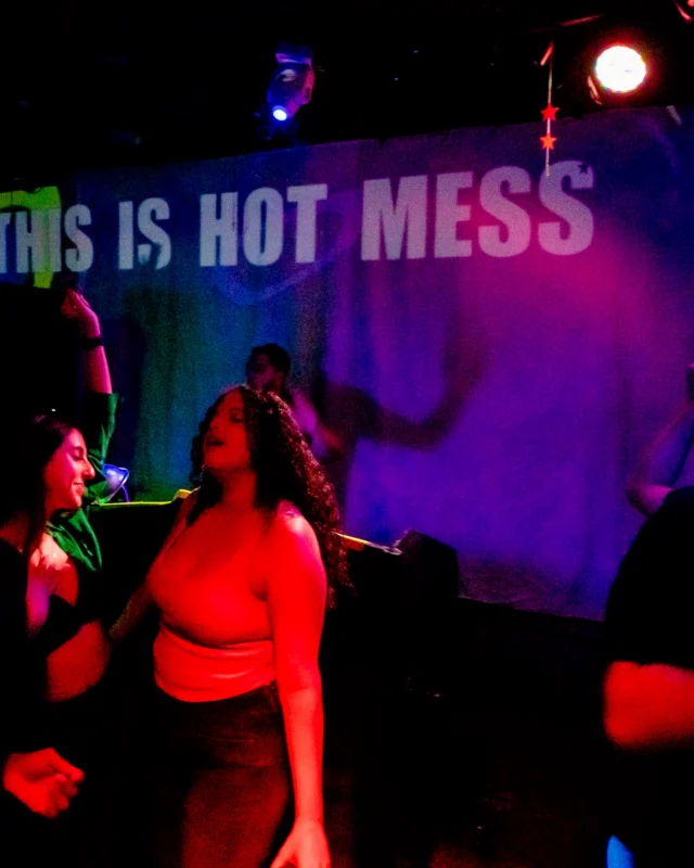 Hot Mess dance pop party - March 2023 - third Friday of every month at The Basement - Pic by Oh Snap Kid
