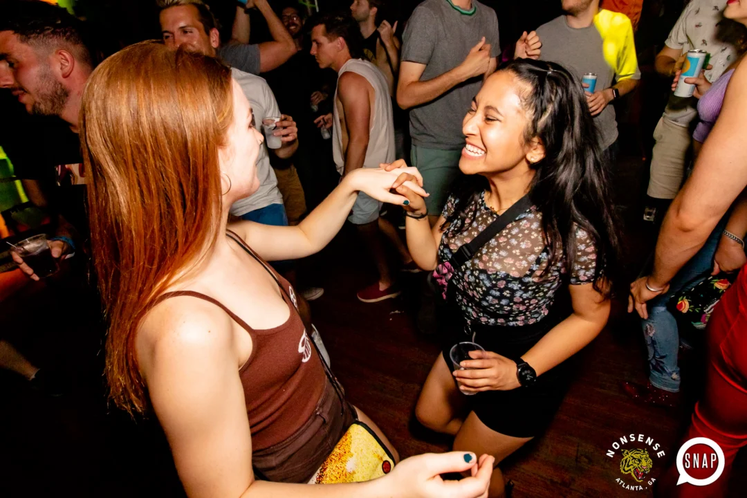 Hot Mess dance pop party - April 2023 - third Friday of every month at The Basement - Kimber is the DJ - Pics: Darcy for Oh Snap Kid
