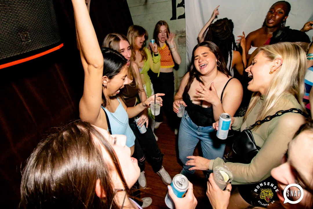 Hot Mess dance pop party - April 2023 - third Friday of every month at The Basement - Kimber is the DJ - Pics: Darcy for Oh Snap Kid