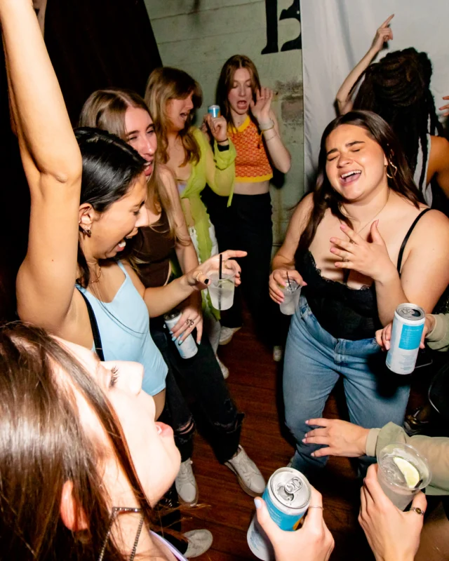 Hot Mess dance pop party - April 2023 - third Friday of every month at The Basement - Kimber is the DJ - Pics: Darcy for Oh Snap Kid