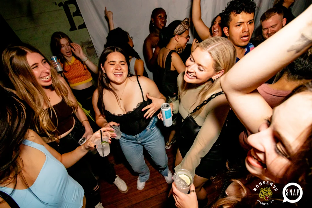 Hot Mess dance pop party - April 2023 - third Friday of every month at The Basement - Kimber is the DJ - Pics: Darcy for Oh Snap Kid