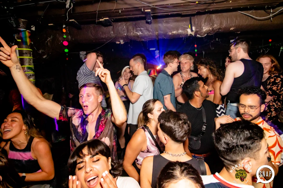 Hot Mess dance pop party - April 2023 - third Friday of every month at The Basement - Kimber is the DJ - Pics: Darcy for Oh Snap Kid