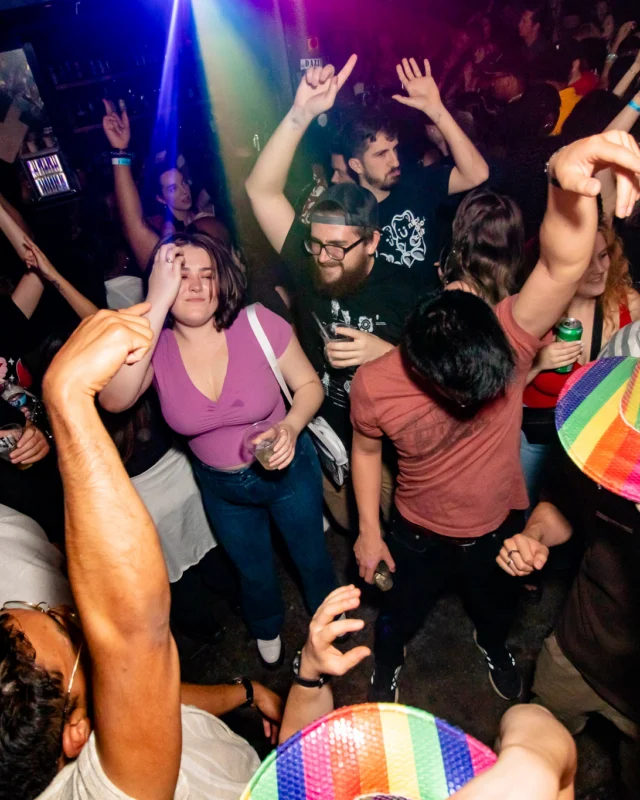 Hot Mess dance pop party - April 2023 - third Friday of every month at The Basement - Kimber is the DJ - Pics: Darcy for Oh Snap Kid