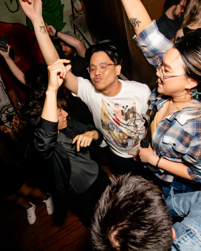 Hot Mess dance pop party - April 2023 - third Friday of every month at The Basement - Kimber is the DJ - Pics: Darcy for Oh Snap Kid